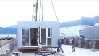 Casas Prefabricadas EcoEstandar - Montaje vivienda de muestra