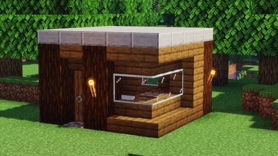 Casa compacta y sencilla para Minecraft