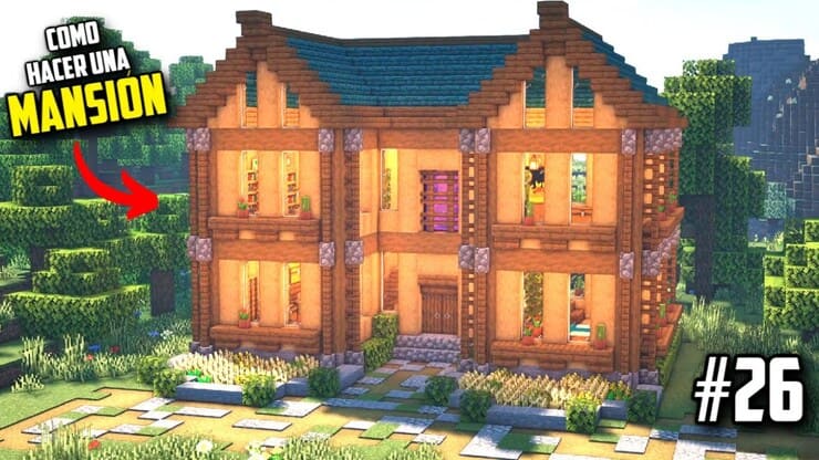 Casa moderna y mansiones increibles para survival en minecraft 